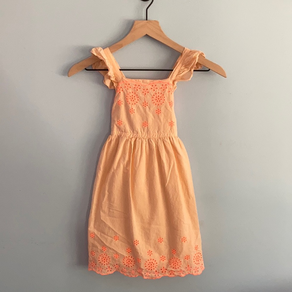 Cat & Jack two tone orange sun dress